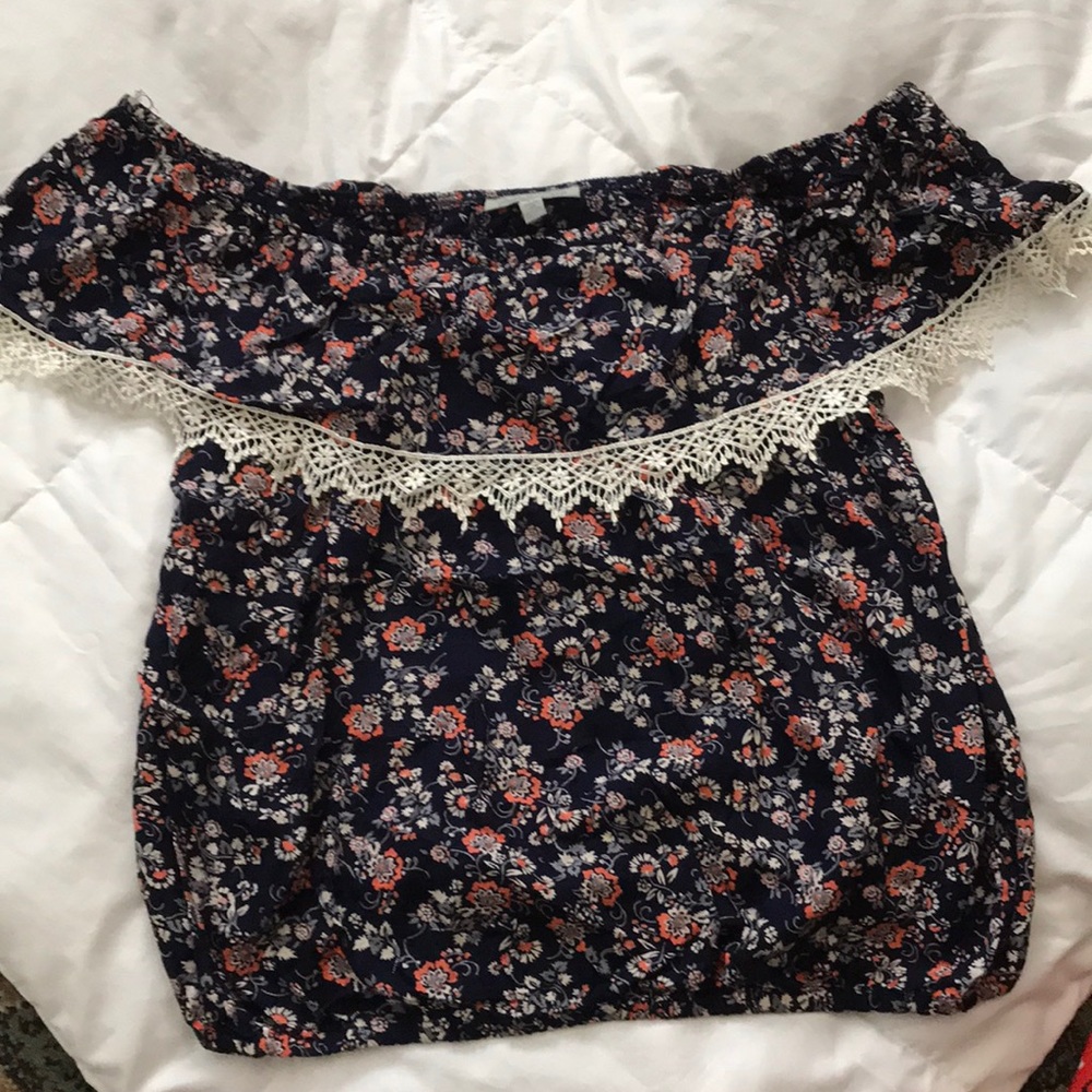 Charolette russe off the shoulder top